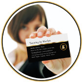 上品な先生の個別指導の名刺 名刺