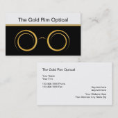 上品な光学名刺 名刺 (正面/裏面)