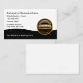 上品な光沢のある車の名刺 名刺 (正面/裏面)