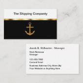 上品な出荷サービス航海のテーマ 名刺 (正面/裏面)