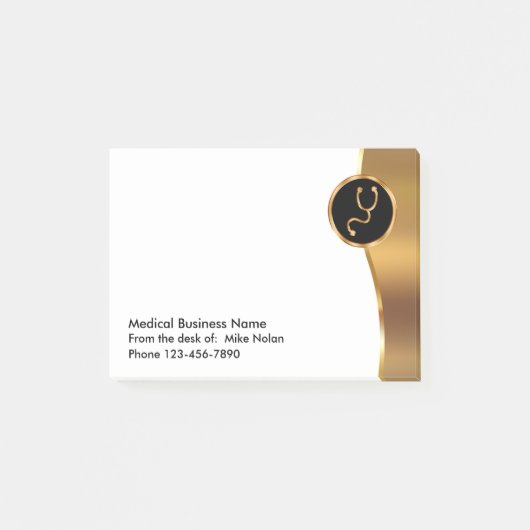 上品な医学のテーマ ポストイット (正面)