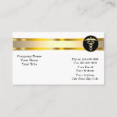 上品な医療 名刺 (正面)