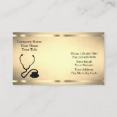 上品な医療 名刺 (正面)