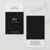 上品な名刺 名刺 (正面/裏面)