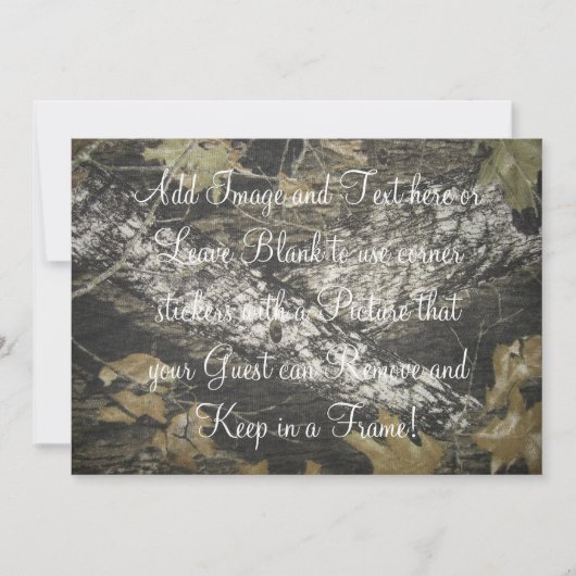 上品な地方の人 招待状 (正面)