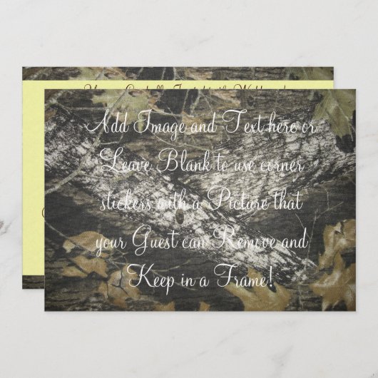 上品な地方の人 招待状 (正面/裏面)