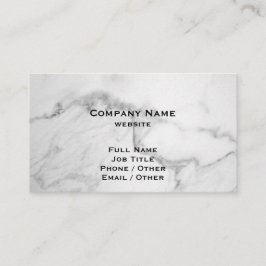 上品な大理石の名刺 名刺