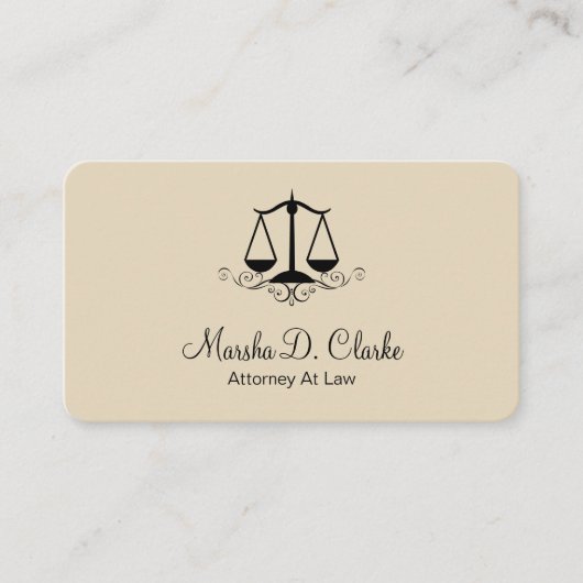 上品な女性のAttorneyAtt 名刺 (正面)