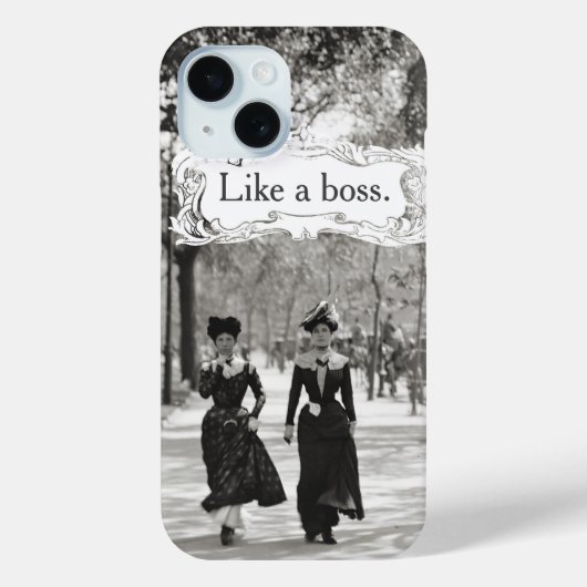 上品な女性のiPhoneケース Case-Mate iPhoneケース (裏面)