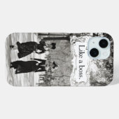 上品な女性のiPhoneケース Case-Mate iPhoneケース (裏面 (横))