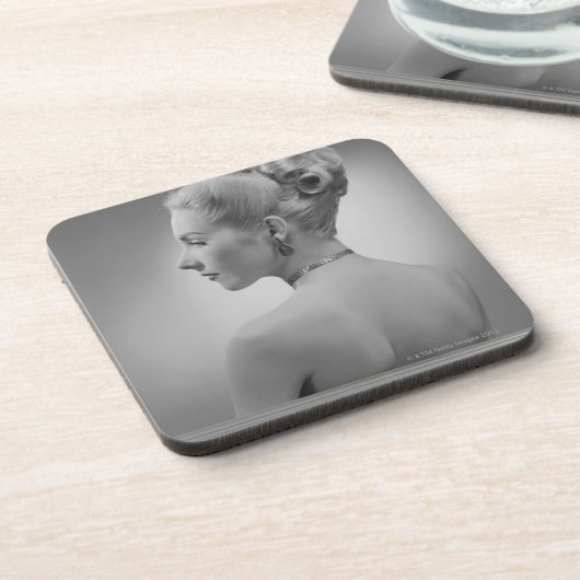 上品な女性 コースター (左側)