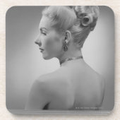 上品な女性 コースター (正面)