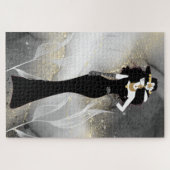 上品な女性 ジグソーパズル (横)