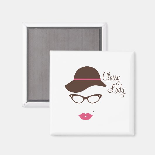 上品な女性 マグネット (正面/裏面)