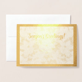 上品な季節のご挨拶 ビジネス ホリデー 箔カード