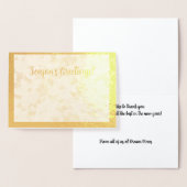 上品な季節のご挨拶 ビジネス ホリデー 箔カード (ディスプレー)