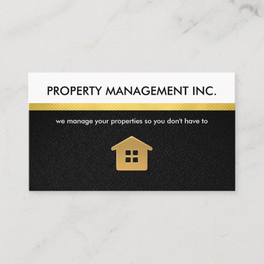 上品な実在不動産仲介業者テーマ名刺テンプレート 名刺 (正面)