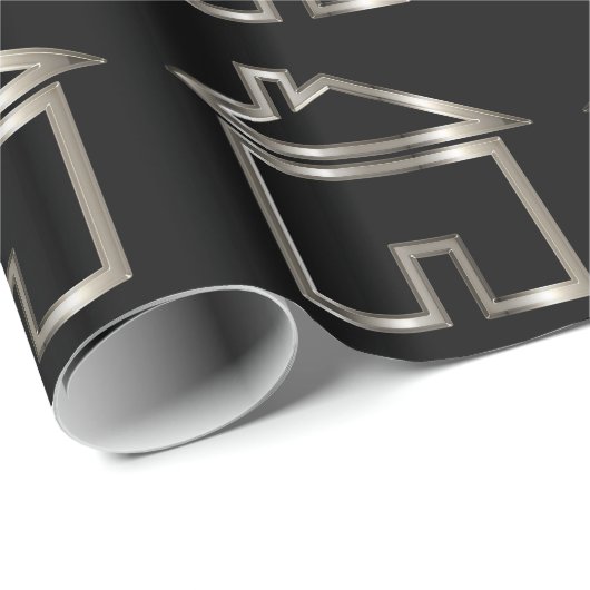 上品な家の暖まるギフトの包装紙 ラッピングペーパー (ロールコーナー)