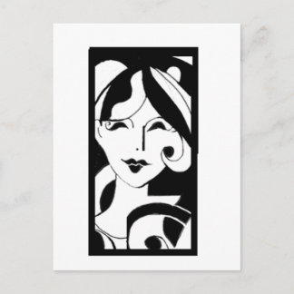 上品な少女 ポストカード