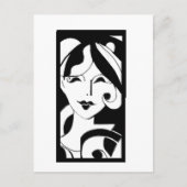 上品な少女 ポストカード (正面)