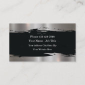 上品な建築名刺（光沢） 名刺 (裏面)