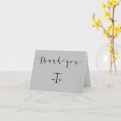 上品な弁護士ありがとう カード (黄色い花)