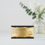 上品な弁護士の名刺 名刺 (スタンド正面)