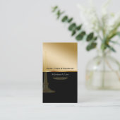 上品な弁護士の名刺 名刺 (スタンド正面)
