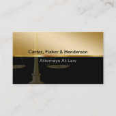 上品な弁護士名刺 名刺 (正面)