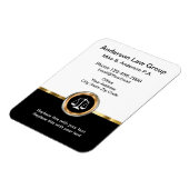 上品な弁護士磁気名刺 マグネット (左側)