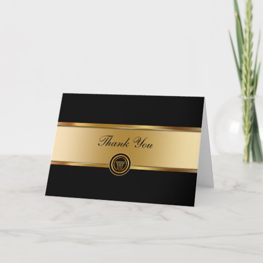 上品な弁護士空白のビジネスサンキューカード サンキューカード (正面)