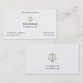 上品な弁護士 |弁護士 名刺 (正面/裏面)