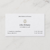上品な弁護士 |弁護士 名刺 (正面)
