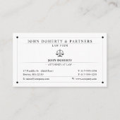 上品な弁護士 |弁護士 名刺 (正面)