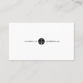 上品な弁護士 |法律事務所 名刺 (裏面)