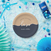 上品な愛が可食性スクリプトを作った ペーパープレート (パーティー)