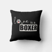 上品な愛はボクサーです クッション (裏面)