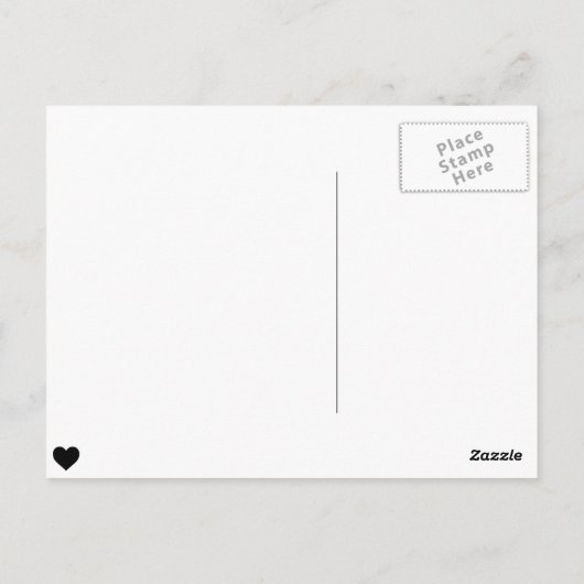 上品な愛 ポストカード (裏面)