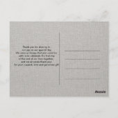 上品な感謝のポストカード ポストカード (裏面)