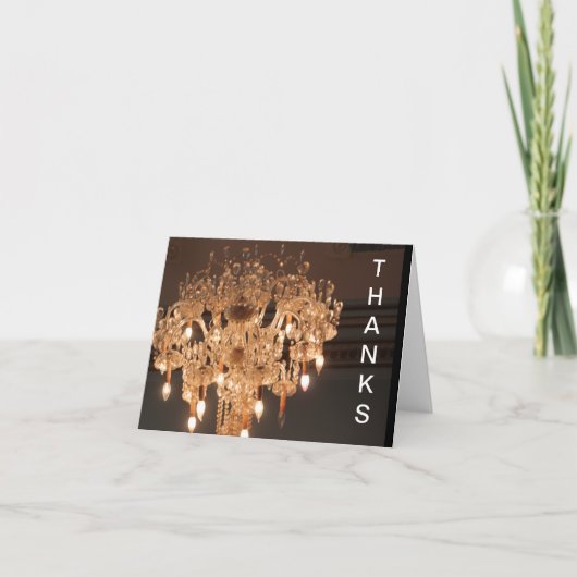 上品な感謝の手紙 サンキューカード (正面)