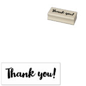 上品な感謝 ラバースタンプ (押印)