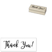上品な感謝 ラバースタンプ (押印)