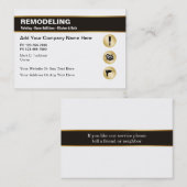 上品な改造の名刺 名刺 (正面/裏面)