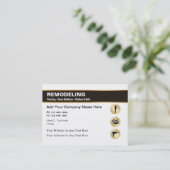 上品な改造の名刺 名刺 (スタンド正面)