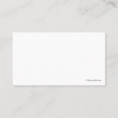 上品な放射線学のオフィス 名刺 (裏面)