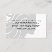 上品な整形外科医 名刺 (裏面)