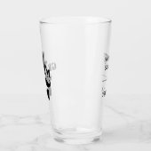 上品な新郎ムスタヒートトップハットカスタム タンブラーグラス (左)