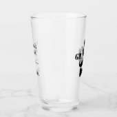 上品な新郎ムスタヒートトップハットカスタム タンブラーグラス (右)