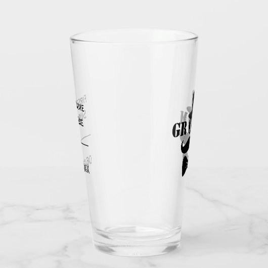 上品な新郎ムスタヒートトップハットカスタム タンブラーグラス (右)