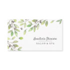 上品な日のスパとサロングリーンリーフの水色